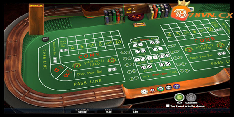 Làm giàu từ trò chơi Craps tại nhà cái 78VN